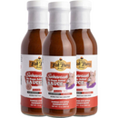 NON COLLECTIVE | Keto Friendly Swinewaush BBQ Sauce | Pack of 3 | 13 oz | Gluten Free | Fat Boy Hickman's BBQ
