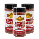 NON COLLECTIVE | Premium All Purpose BBQ Rub | Pack of 3 | 11 oz | Gluten Free | Fat Boy Hickman's BBQ