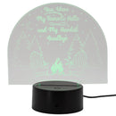 Customizable LED Lighted Memorial Plaque | Create Your Own | Glowing Creation