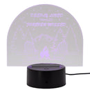 Customizable LED Lighted Memorial Plaque | Create Your Own | Glowing Creation