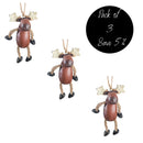 Moose Ornament | Pack of 3 | Bert Anderson Collection