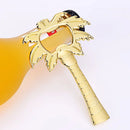 DecorBites™ Coconut Tree Bottle Opener in Silver & Gold: Wedding Kitchen Tool