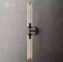 DecorBites™ Knurled Linear Glass Sconce LED Wall Lamp for Modern Lighting Décor