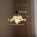 DecorBites™ Green Stripe Glass Pendant Lamp Fixture for Home Decor & Kitchen Lighting