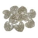 10pcs 5cm/6cm/7cm Rattan Wicker Hearts DIY Heart Wicker Natural Wicker Rattan Ball for Home Wedding Table Decoration