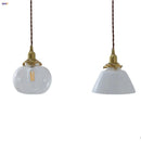 DecorBites™ Glass LED Pendant Lamp, Modern Nordic Style, Adjustable 2m Wire, Copper Socket