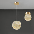 DecorBites™ Crystal Gold Ceiling Light for Bedroom Dining Room G9 Bulb