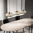 DecorBites™ Industrial Retro LED Glass Pendant Light Chandelier for Kitchen Restaurant