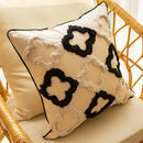 DecorBites™ Geometric Embroidered Cushion Cover - Elegant Home Sofa Decoration