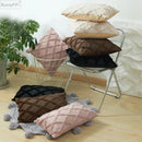 DecorBites™ Diamond Solid Embroidery Cushion Cover - Modern Home Decor