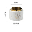 DecorBites™ Gold Plated Marble Texture Ashtray - Smoking Accessories Weed Tray