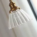 DecorBites™ Clear Glass Nordic Pendant Light Fixture: Modern Simple Hanging Lamp