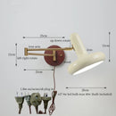 DecorBites™ Creamy Iron LED Wall Lamp Bedroom Living Room Bathroom Mirror Stair Light