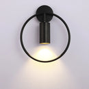 DecorBites™ Adjustable LED Brass Gold Ring Wall Sconce Light for Home Hotel Bar