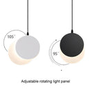 DecorBites™ Crescent Moon LED Pendant Chandelier for Modern Minimalist Decor