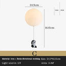 DecorBites™ Kids Bear LED Ceiling Chandelier, Cute Bedroom Pendant Light for Boys and Girls