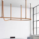 DecorBites™ LED Leather Pendant Lamp: Minimalist Dining Room Hanging Light