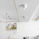 DecorBites™ COB LED Ceiling Spot Light, Adjustable Angle, Black/White Shade, AC85-265V