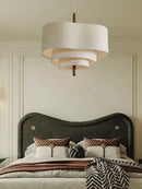DecorBites™ Japanese Fabric Chandelier Retro Style Pendant Light for Living Room, Bedroom, Restaurant, Hotel