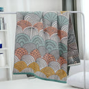 DecorBites™ Cotton Gauze Bath Towel Set - High Quality, Unisex, Adults, 70*140 & 35*75