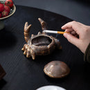 DecorBites™ Crab Ceramic Ashtray Phone Holder Desk Decoration Smoking Gift