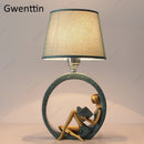 DecorBites™ Guitar Girl Table Lamp for Bedroom Study Desk Light - Nordic Home Decor