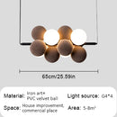DecorBites™ Abstracta Pendant Lamp: Stylish Designer Fabric Chandelier for Home, Office, and Dining Space