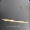 DecorBites™ Gold Steel LED Pendant Lights - Luxury Dimmable Suspend Lamp