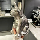 DecorBites™ French Bulldog Ceramic Tissue Box - Creative Desk Decoration for Home and Office