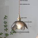 DecorBites™ Clear Glass LED Pendant Lamp for Dining Coffee Restaurantr Aisle - Modern Nordic Design