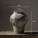 DecorBites™ Coarse Pottery Vase Chinese Retro Porcelain Floral Arrangement Home Decor