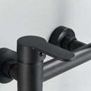 DecorBites™ Black Wall Mount Waterfall Tub Shower System Faucet