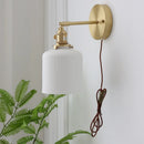 DecorBites™ Ceramic Knob Switch Wall Light by IWHD - Modern LED Sconce for Bedroom, Hallway & Bathroom