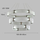 DecorBites™ Gold LED Chandelier for Luxe Living Room Lighting