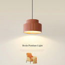 DecorBites™ Cream Resin LED Pendant Light for Home Decor