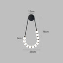 DecorBites™ Cream Italian Style Asymmetric Magic Bean Wall Lamp