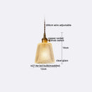 DecorBites™ Clear Glass LED Pendant Light | Nordic Hanging Chandelier for Kitchen, Living Room