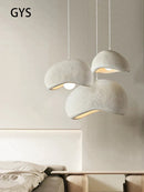 DecorBites™ Cream Style Cloud Chandelier Cement LED Pendant Lamp - Modern Hanging Light