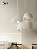 DecorBites™ Cream Cloud Chandelier: Modern LED Pendant Lamp for Home, Restaurant, Bar