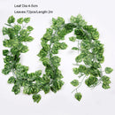 DecorBites™ Ivy Green Fake Leaves Garland Vine Wall Decoration Artificial Plants