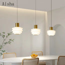 DecorBites™ Acrylic LED Hanging Lamp for Minimalist Bedroom Decor