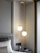 DecorBites™ Glass Ball LED Pendant Chandelier for Dining and Bedroom