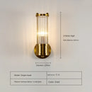 DecorBites™ Crystal LED Wall Lights: Modern Luxury Decor for Kitchen, Living Room, Bedroom, Hallway