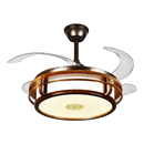 DecorBites™ LED Fan Lights with Remote Control, Modern Eco-Friendly Design, Sustainable Metal Body