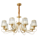 DecorBites™ Bronze Villa All Copper Chandelier - Modern Light Luxury for Living Room