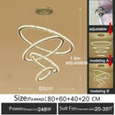 DecorBites™ Gold Gloss LED Crystal Ring Chandelier for Modern Luxury Living Room