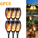 Outdoor 96LED Solar Flame Torch Lights Flickering Light Dancing Led Waterproof Garden Decoration Lawn Path Yard Patio Lamps