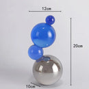 DecorBites™ Geometric Butterfly Crystal Ball Home Decor Figurine