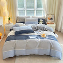 DecorBites™ Cotton Single Duvet Cover - Skin Friendly Quilt Cover for Single King Bed