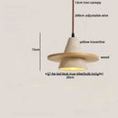 DecorBites™ LED Knob Switch Pendant Lamp Yellow Travertine Copper Wabi Sabi Hanging Lights